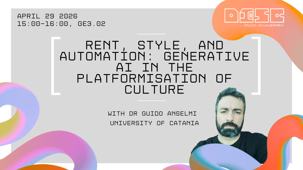 Abstract representation of cultural platformisation through rent style and automation in generative design.